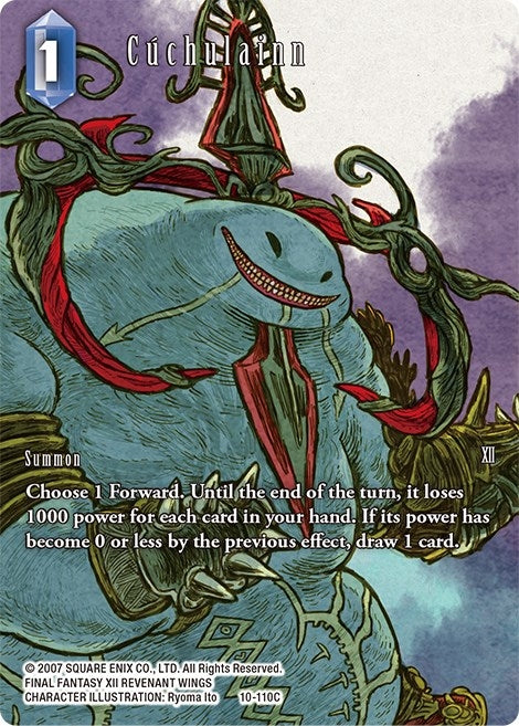 Image for Cuchulainn (Full Art) (Opus X) (10-110C) - Final Fantasy TCG