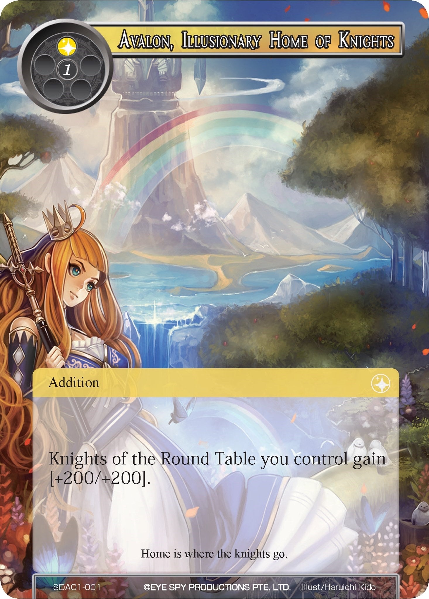 Image for Avalon, Illusionary Home of Knights (Alice Origin Starter Deck) (SDAO1-001) - Force of Will