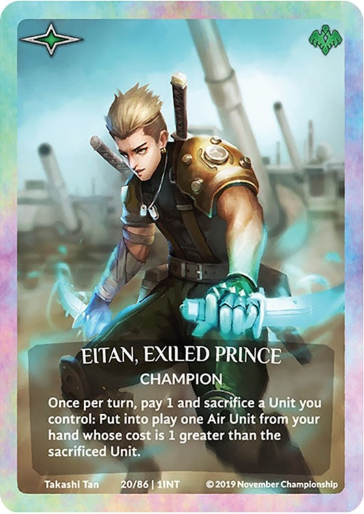 Image for Eitan, Exiled Prince (Rainbow Metal Prize Card) (Argent Saga Promos) (20/86 | 1INT) - Argent Saga TCG