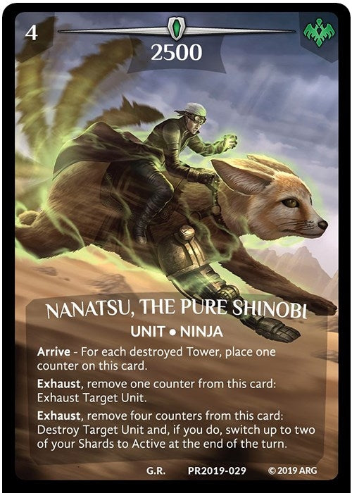 Image for Nanatsu, The Pure Shinobi (Full Art) (Argent Saga Promos) (PR2019-029) - Argent Saga TCG