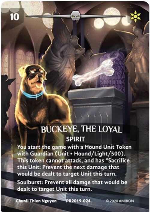 Image for Buckeye, the Loyal (Serial Numbered) (Foil) (Argent Saga Promos) (PR2019-024) - Argent Saga TCG