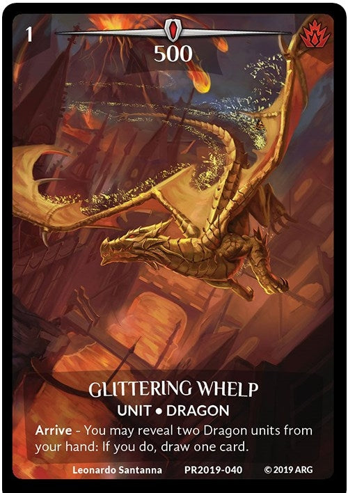 Image for Glittering Whelp (Full Art) (Argent Saga Promos) (PR2019-040) - Argent Saga TCG