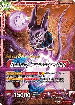 Image for Beerus // Beerus, Furious Strike (Malicious Machinations Pre-Release Cards) (BT8-002_PR) - Dragon Ball Super: Masters