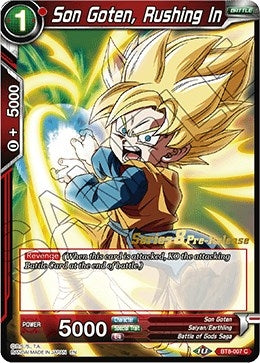 Image for Son Goten, Rushing In (Malicious Machinations Pre-Release Cards) (BT8-007_PR) - Dragon Ball Super: Masters