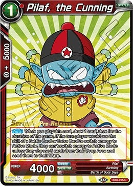 Image for Pilaf, the Cunning (Malicious Machinations Pre-Release Cards) (BT8-015_PR) - Dragon Ball Super: Masters