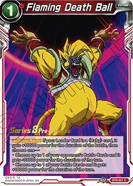 Image for Flaming Death Ball (Malicious Machinations Pre-Release Cards) (BT8-021_PR) - Dragon Ball Super: Masters