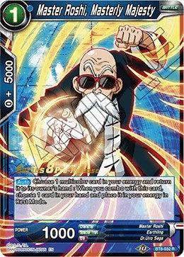 Image for Master Roshi, Masterly Majesty (Malicious Machinations Pre-Release Cards) (BT8-032_PR) - Dragon Ball Super: Masters