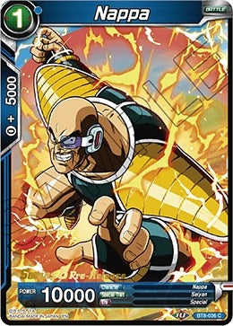 Image for Nappa (Malicious Machinations Pre-Release Cards) (BT8-036_PR) - Dragon Ball Super: Masters