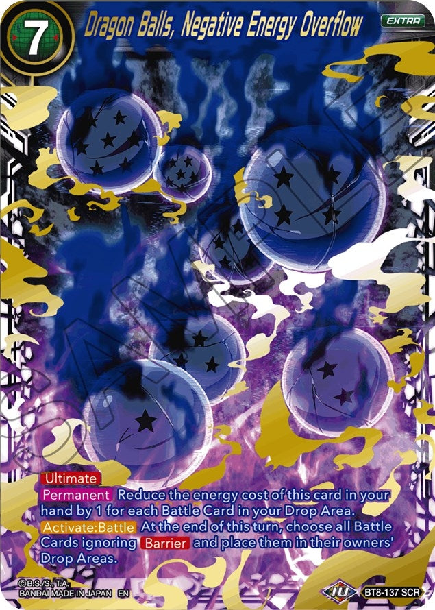Image for Dragon Balls, Negative Energy Overflow (Malicious Machinations) (BT8-137) - Dragon Ball Super: Masters