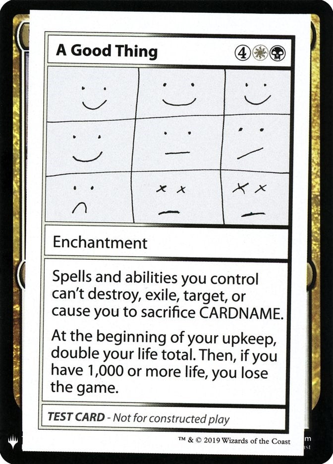 Image for A Good Thing (Mystery Booster: Convention Edition Exclusives) - Magic: The Gathering