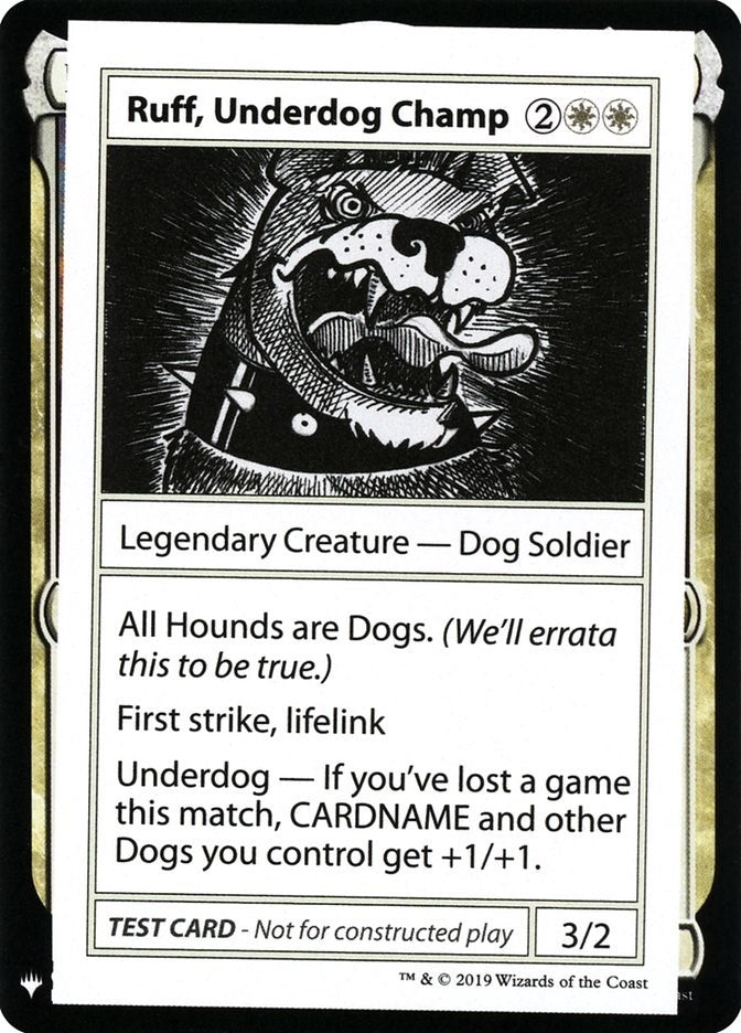 Image for Ruff, Underdog Champ (Mystery Booster: Convention Edition Exclusives) - Magic: The Gathering