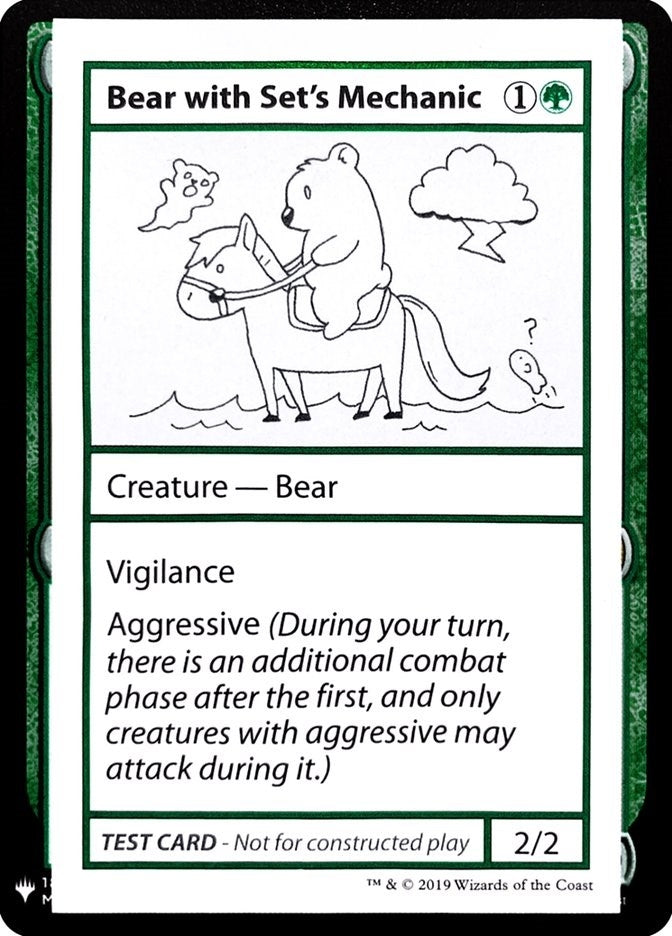 Image for Bear with Set's Mechanic (Mystery Booster: Convention Edition Exclusives) - Magic: The Gathering