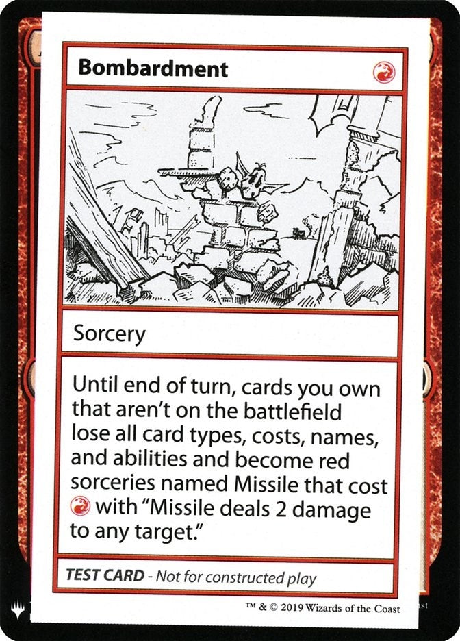 Image for Bombardment (Mystery Booster: Convention Edition Exclusives) - Magic: The Gathering