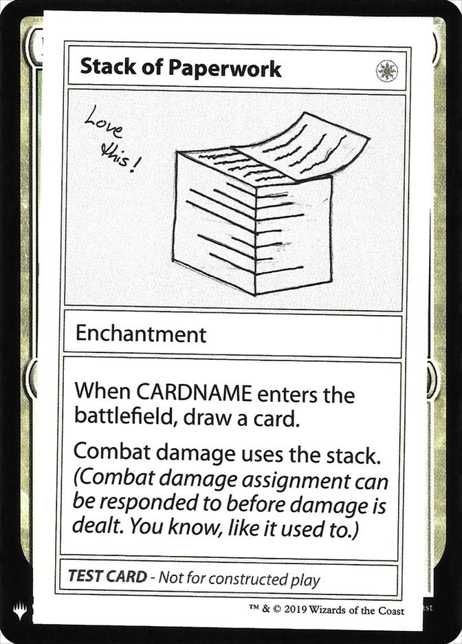Image for Stack of Paperwork (Mystery Booster: Convention Edition Exclusives) - Magic: The Gathering