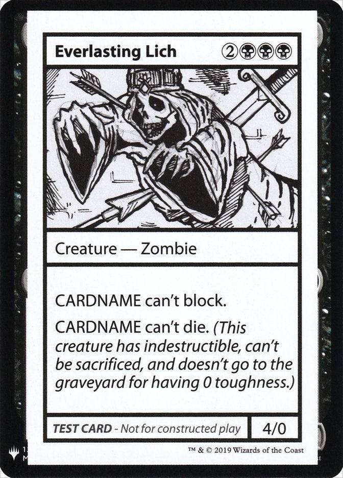 Image for Everlasting Lich (Mystery Booster: Convention Edition Exclusives) - Magic: The Gathering