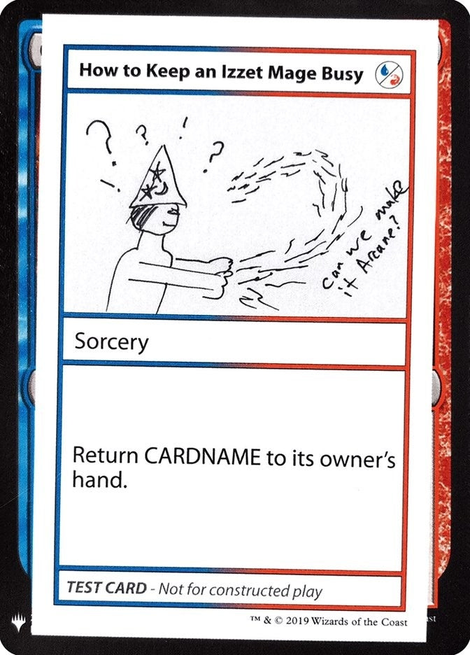 Image for How to Keep an Izzet Mage Busy (Mystery Booster: Convention Edition Exclusives) - Magic: The Gathering