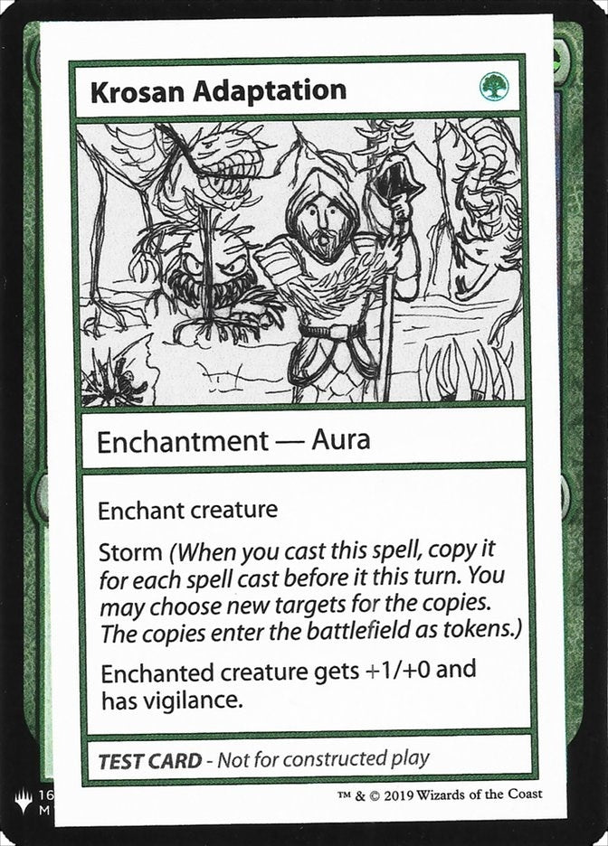 Image for Krosan Adaptation (Mystery Booster: Convention Edition Exclusives) - Magic: The Gathering