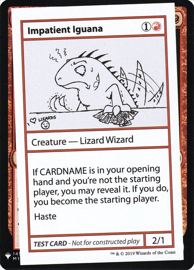 Image for Impatient Iguana (Mystery Booster: Convention Edition Exclusives) - Magic: The Gathering