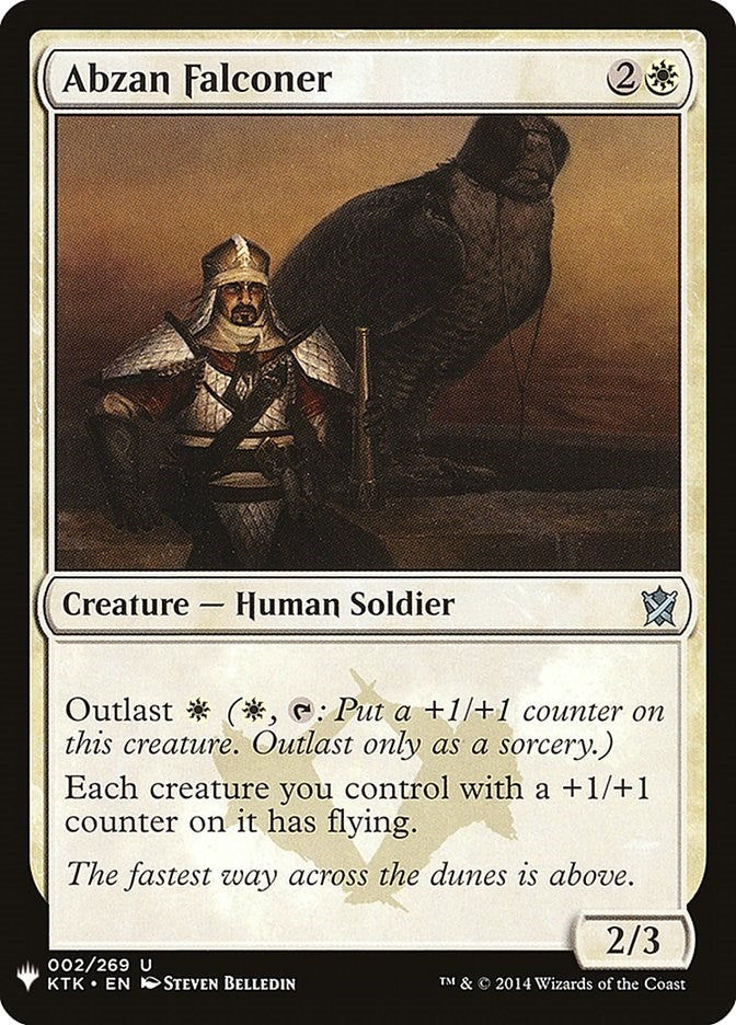 Image for Abzan Falconer (The List Reprints) (2) - Magic: The Gathering