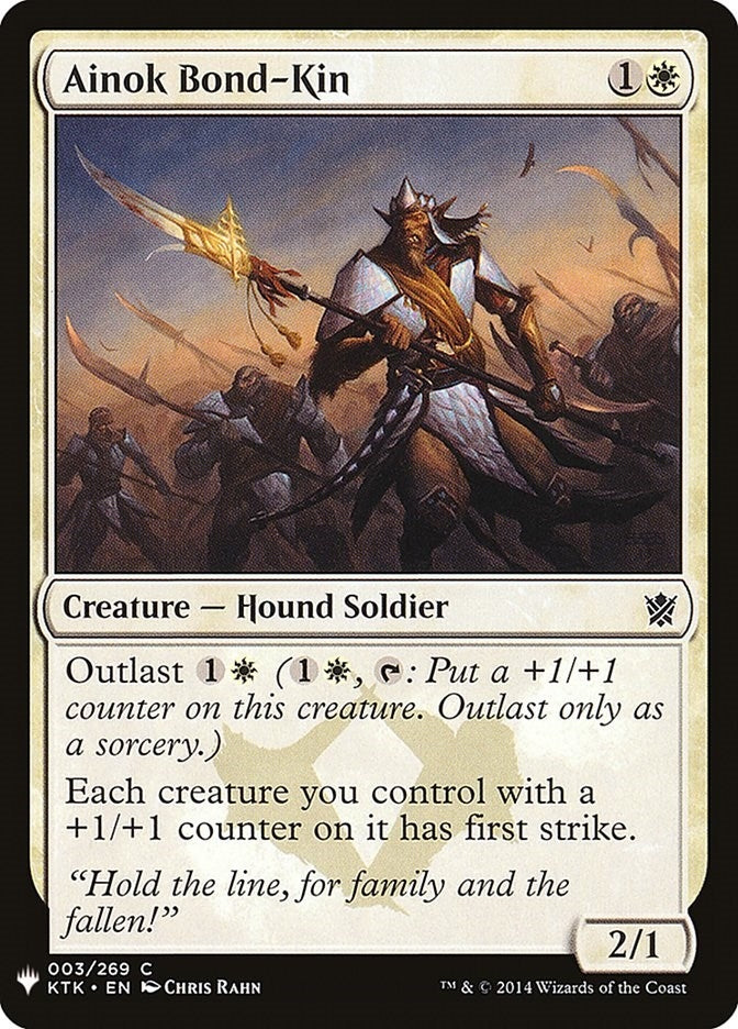 Image for Ainok Bond-Kin (The List Reprints) (3) - Magic: The Gathering