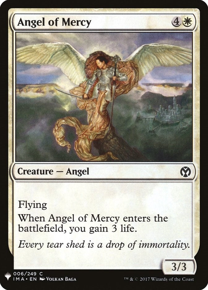 Image for Angel of Mercy (The List Reprints) (6) - Magic: The Gathering