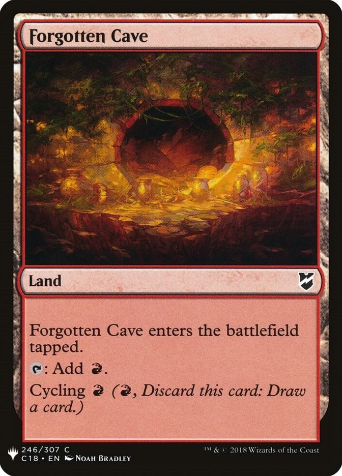 Image for Forgotten Cave (The List Reprints) (246) - Magic: The Gathering