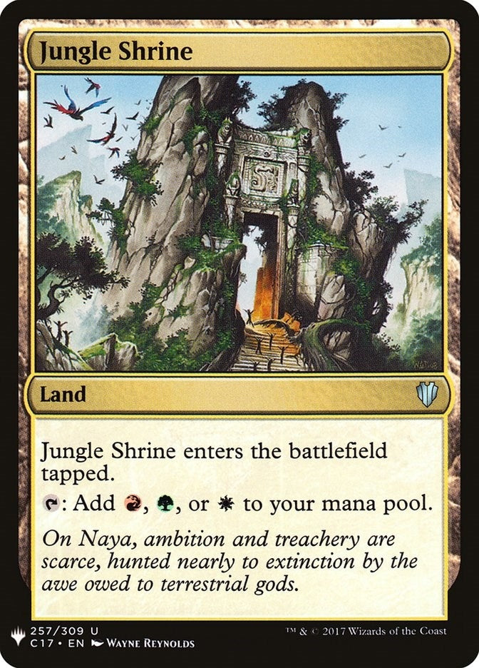 Image for Jungle Shrine (C17) (The List Reprints) (257) - Magic: The Gathering