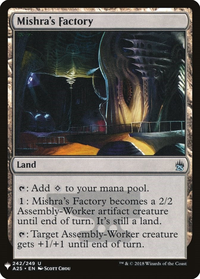 Image for Mishra's Factory (A25) (The List Reprints) (242) - Magic: The Gathering