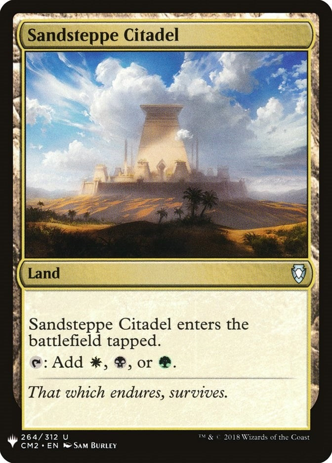 Image for Sandsteppe Citadel (CM2) (The List Reprints) (264) - Magic: The Gathering
