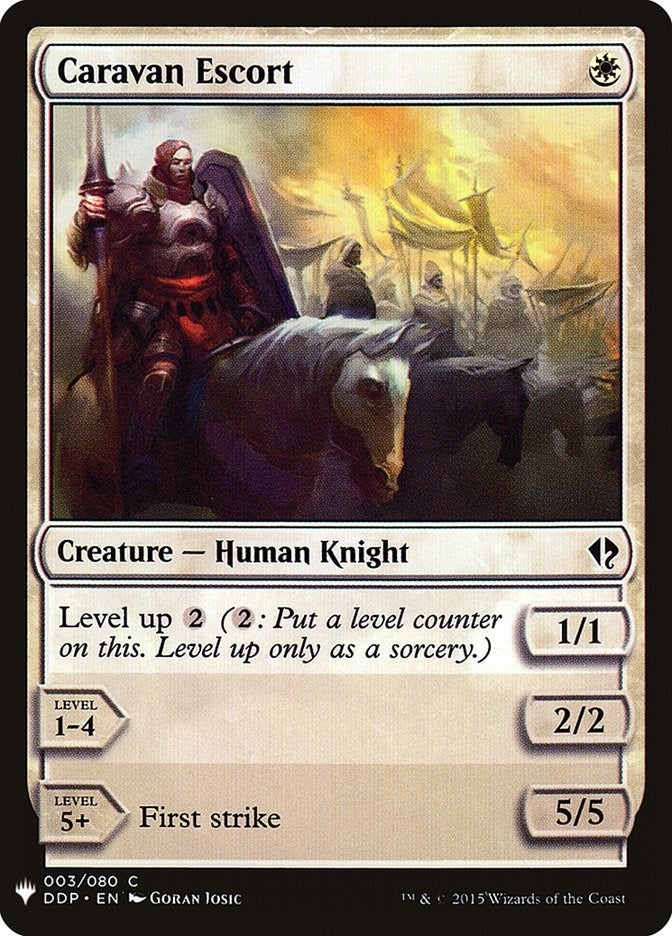 Image for Caravan Escort (The List Reprints) (3) - Magic: The Gathering