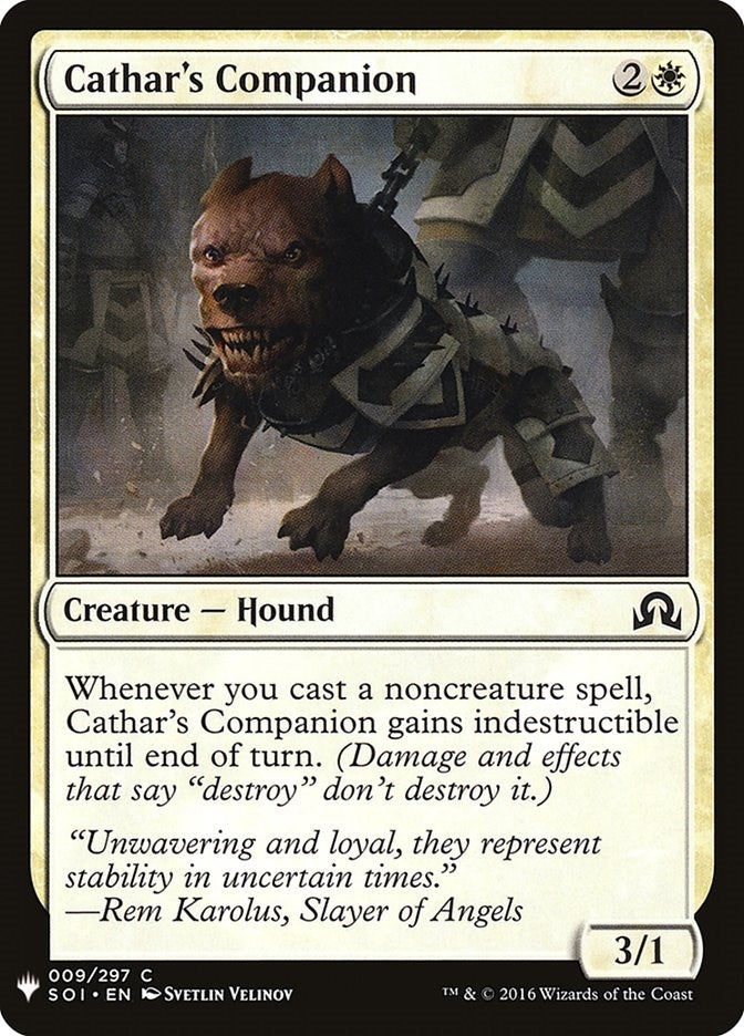 Image for Cathar's Companion (The List Reprints) (9) - Magic: The Gathering
