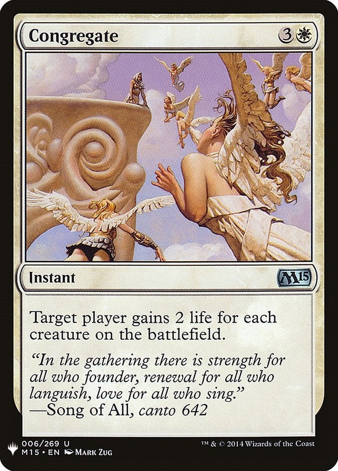 Image for Congregate (The List Reprints) (6) - Magic: The Gathering