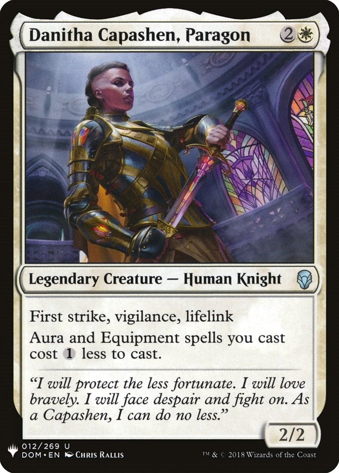 Image for Danitha Capashen, Paragon (The List Reprints) (12) - Magic: The Gathering