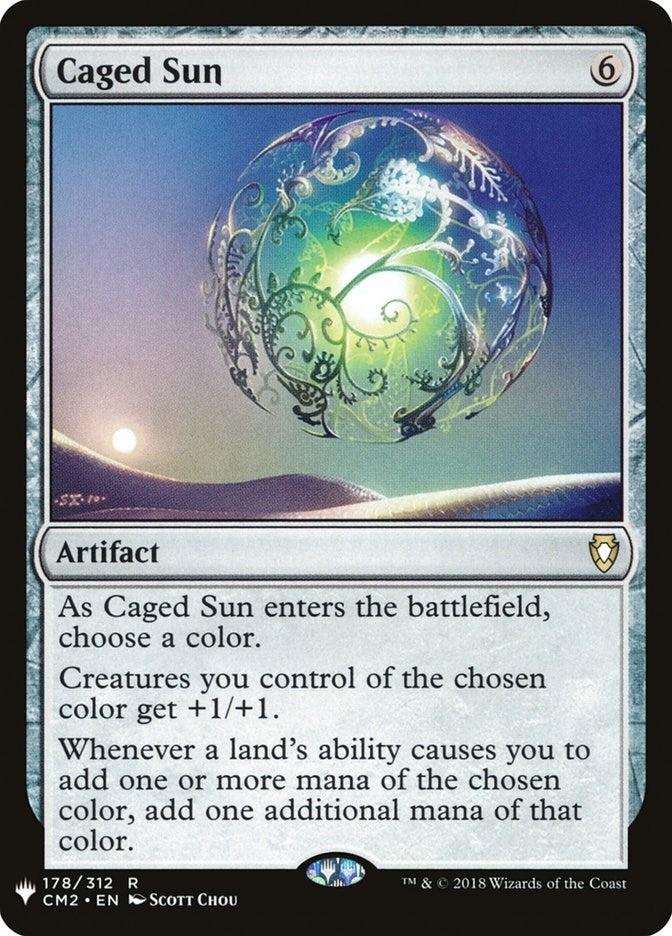 Image for Caged Sun (The List Reprints) (178) - Magic: The Gathering