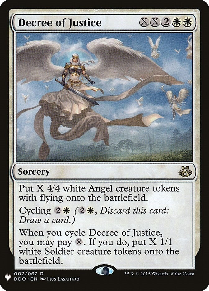 Image for Decree of Justice (The List Reprints) (7) - Magic: The Gathering