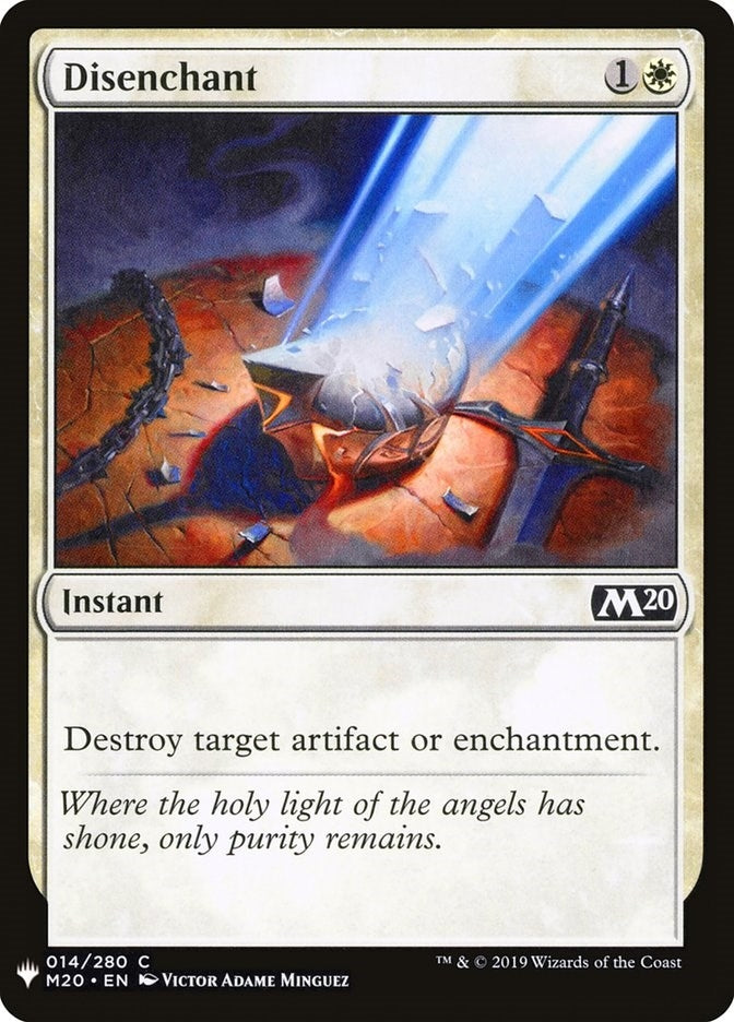 Image for Disenchant (M20) (The List Reprints) (14) - Magic: The Gathering
