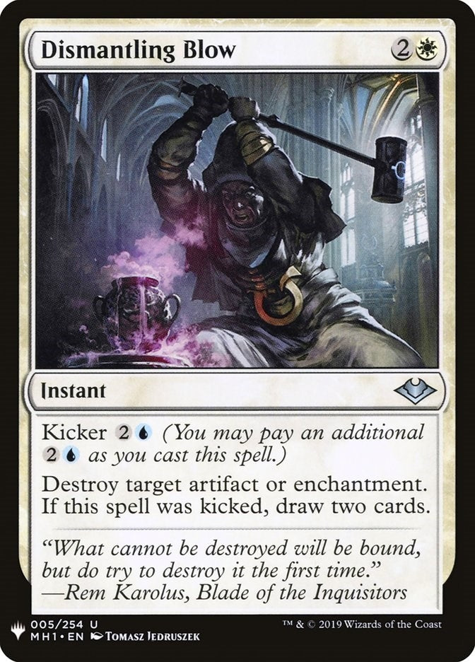 Image for Dismantling Blow (The List Reprints) (5) - Magic: The Gathering
