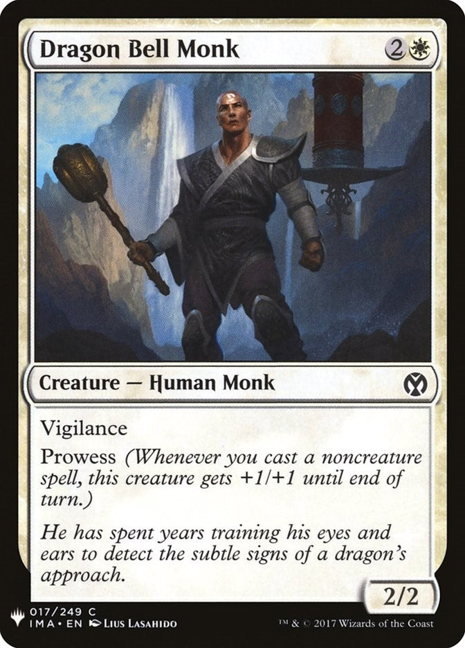 Image for Dragon Bell Monk (The List Reprints) (17) - Magic: The Gathering