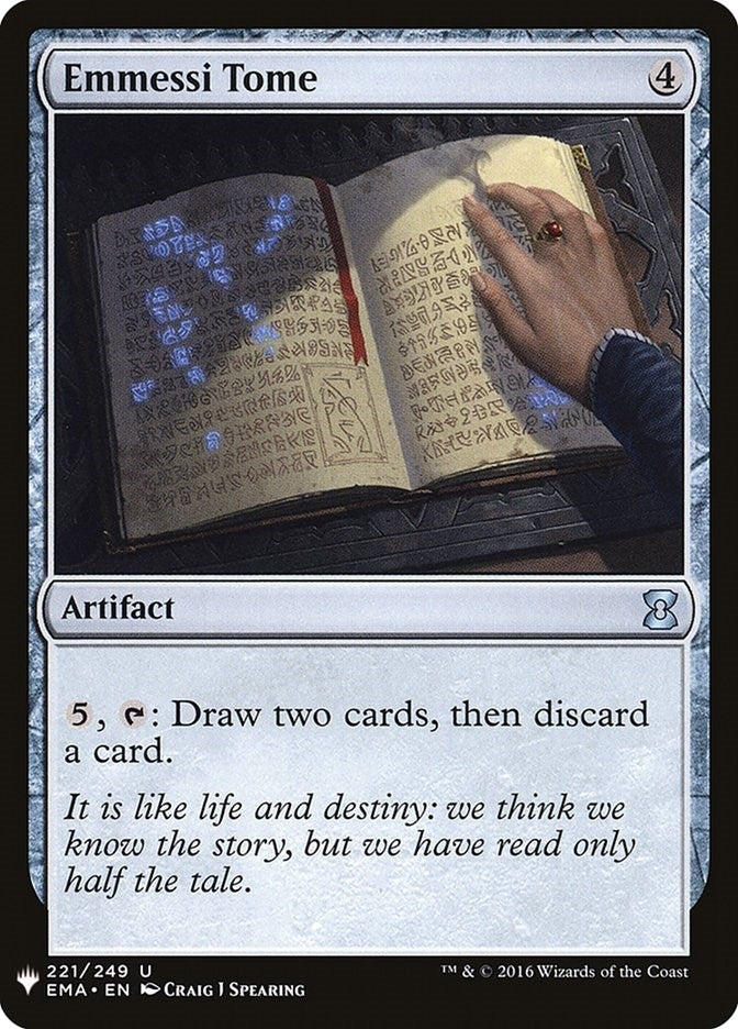 Image for Emmessi Tome (The List Reprints) (221) - Magic: The Gathering