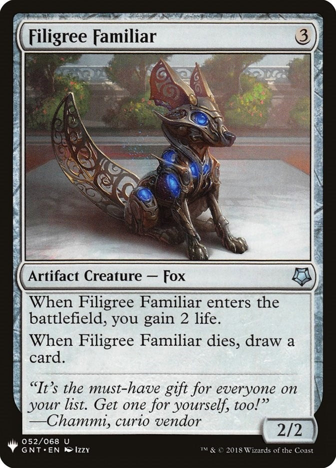 Image for Filigree Familiar (The List Reprints) (52) - Magic: The Gathering