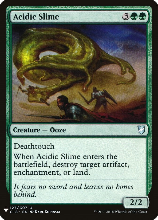 Image for Acidic Slime (The List Reprints) (127) - Magic: The Gathering