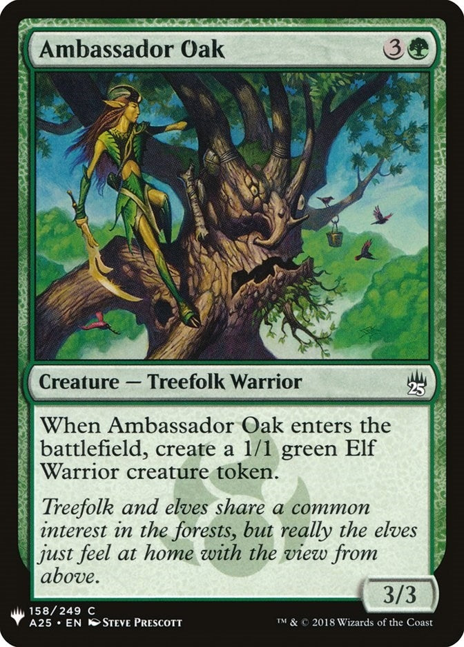 Image for Ambassador Oak (The List Reprints) (158) - Magic: The Gathering