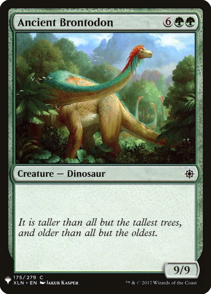 Image for Ancient Brontodon (The List Reprints) (175) - Magic: The Gathering