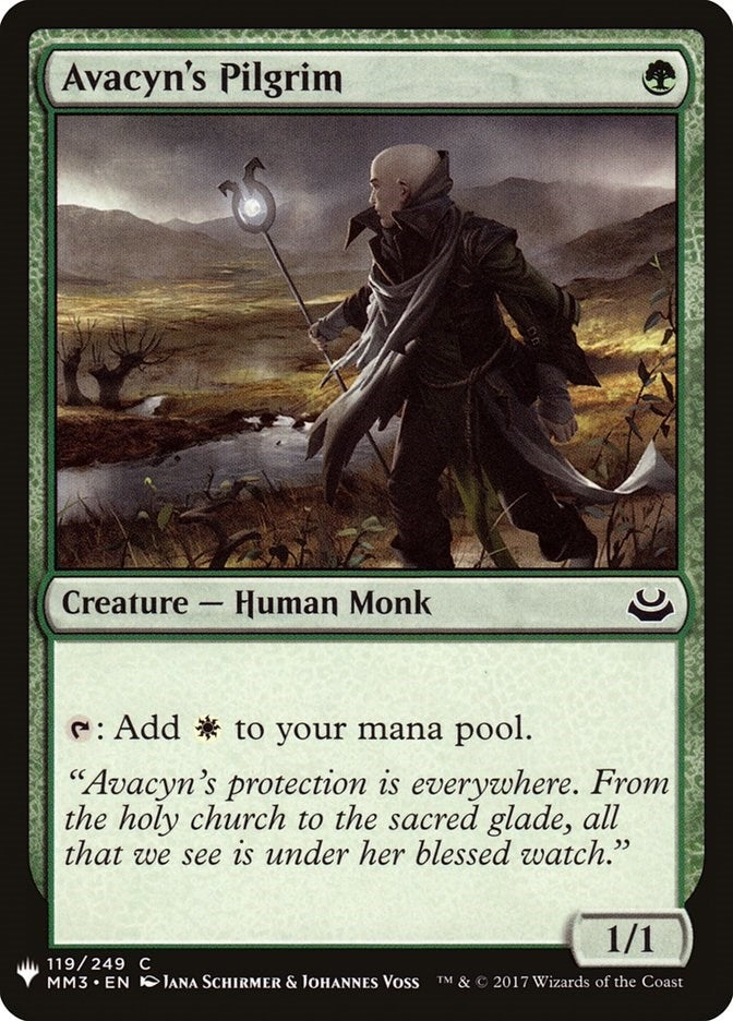 Image for Avacyn's Pilgrim (The List Reprints) (119) - Magic: The Gathering