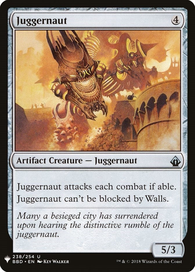 Image for Juggernaut (The List Reprints) (238) - Magic: The Gathering