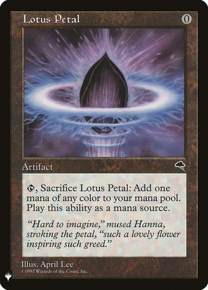 Image for Lotus Petal (The List Reprints) (284) - Magic: The Gathering