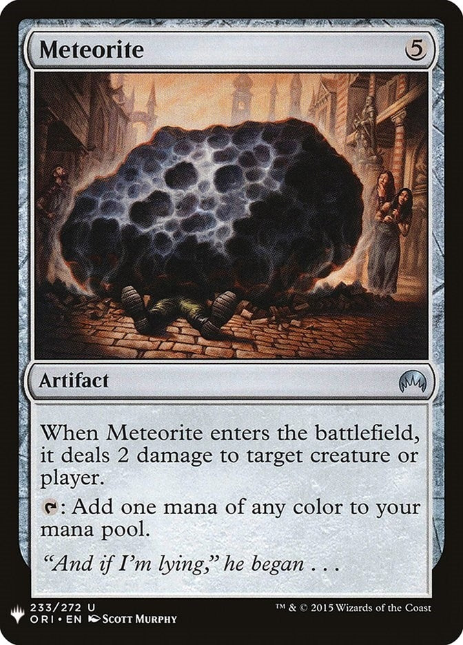 Image for Meteorite (The List Reprints) (233) - Magic: The Gathering