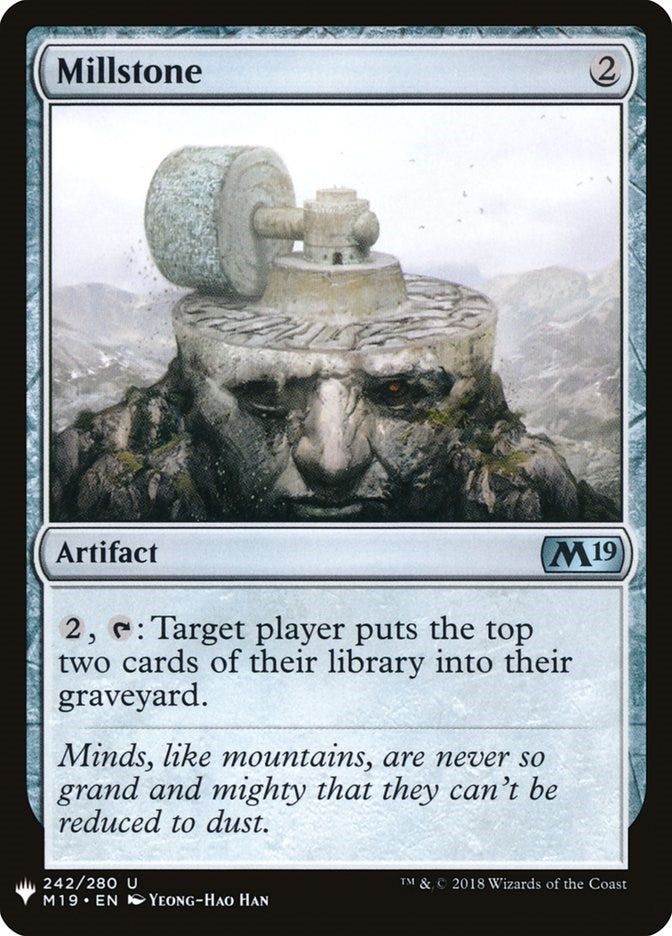 Image for Millstone (M19) (The List Reprints) (242) - Magic: The Gathering
