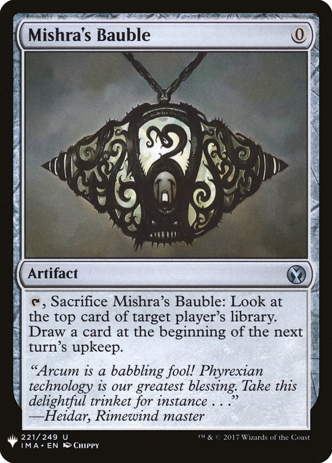 Image for Mishra's Bauble (The List Reprints) (221) - Magic: The Gathering