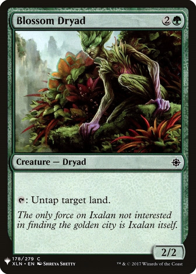 Image for Blossom Dryad (The List Reprints) (178) - Magic: The Gathering